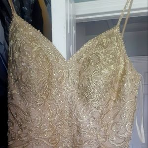 Gold Formal dress